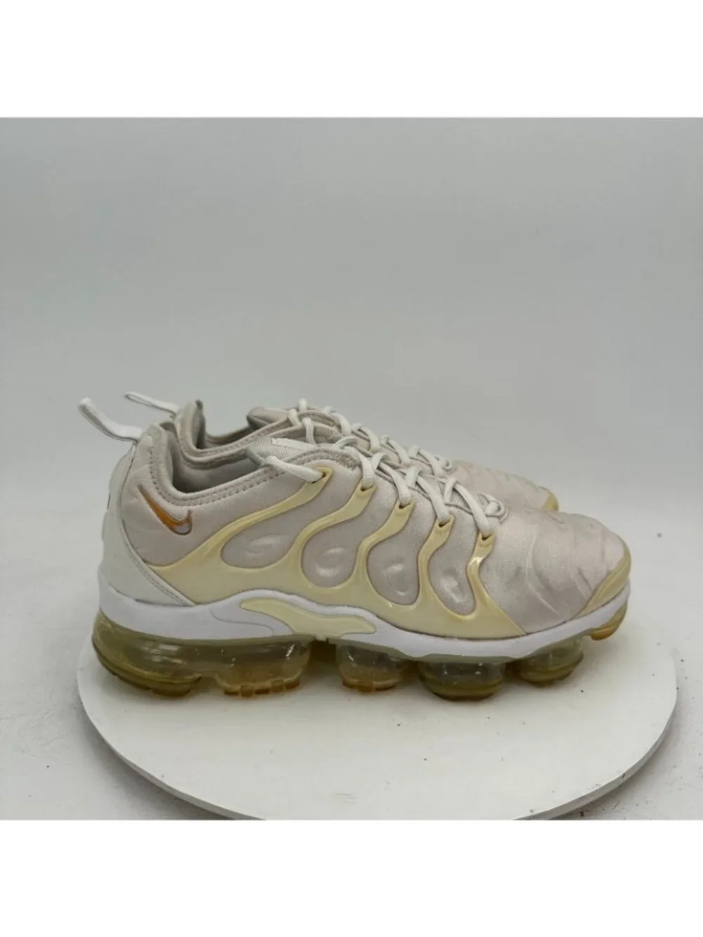 Nike Air VaporMax Plus Men Size 9 924453-100 White Platinum Running Shoes